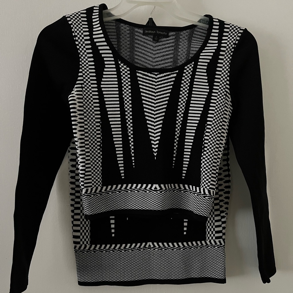 SOLD-Bandage top and skirt set